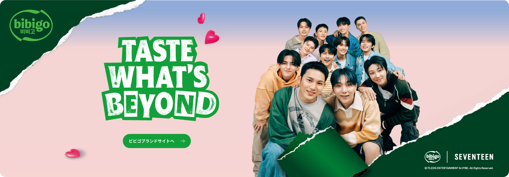 비비고 브랜드 사이트 바로가기